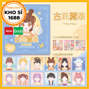 Nhãn Dán Trang Điểm Thay Đổi Hình Công Chúa Cho Bé Gái E1385