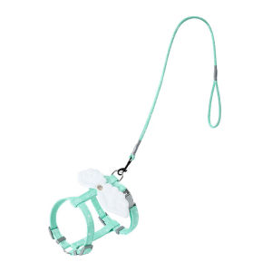 HamshMoc Adjustable Cat Harness And Leash Set Lightweight Pet Vest Anti-Escape Durable Lead Rope For Kitten Cats Walking Accessories