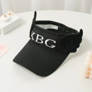 Topi Visor Rajut Model Sayap Wings Untuk Anak Motif XBG Sport Baseball Golf Olahraga Cap Kosong Atas Perlindungan Matahari Senam Zumba Jogging Pantai Visor Hat Aksesoris Fashion Gaya Korea Korea Thailand Premium Ori Original