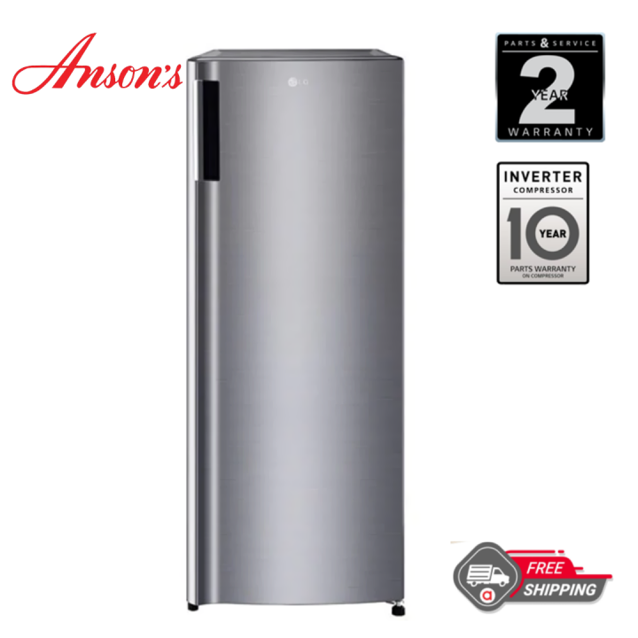 LG GRV204SLBT 6.0 cu.ft. Upright Freezer Single Door Refrigerator