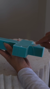 Khuôn hình chữ thập để làm xà phòng trang trí Giáng sinh nướng sô cô la khuôn nhựa hình chữ thập