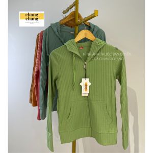 [Nhập RS0822 giảm 30k cho đơn 99k]Áo Khoác Nữ Thun Gân Dày Mềm Áo Chống Nắng Nữ Thun Gân Mềm Mát Thời Trang | CHANG CHANG