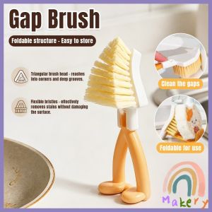 Makery Multifunctional Foldable Cleaning Brush Easy to Clean Corners and Gap 1Pc