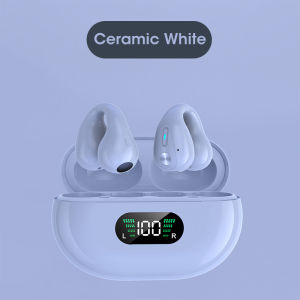 【2022NEW】Niye Q80 Copy Sony Ambie Earphone Sound Earcuffs Ear Bone Conduction Earring with LED Wireless Bluetooth Earphones Auriculares Headset TWS Sport Earbuds for Ambie Xiaomi