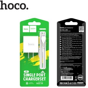 Củ sạc nhanh CHÍNH HÃNG Hoco C81 Tự Ngắt Thông Minh Khi Đầy Pin 1 Cổng USB 2.4A