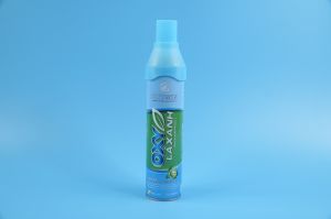 Bình oxy mini cầm tay OXY LÁ XANH - Bình oxy gia đình 9800ml / 999% oxy tinh khiết