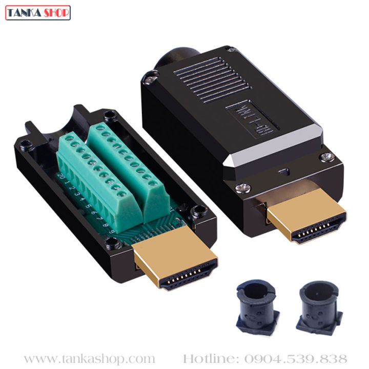 Đầu bấm cáp HDMI 1.4, 2.0 Male