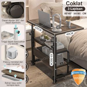 Meja Laptop Portable Meja Kerja Milimalis Meja Belajar Adjustable Meja Laptop Roda