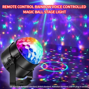 USB Stage Light LED Stage Disco Light Auto Rotate For Car KTV Lamp Christmas Party Decoration Babalux