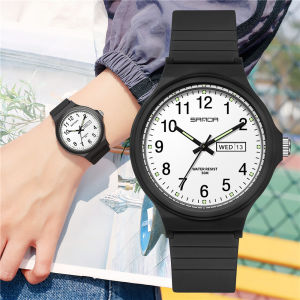 SANDA Mens Fashion Ultra Thin Watches Men Quartz Watch Business Wristwatch Sports Watch Man With Date Clock