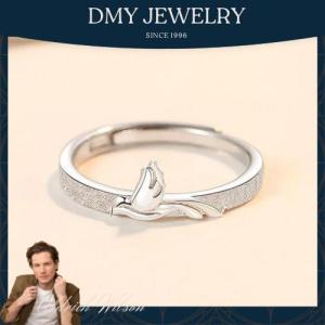 DMY Jewelry Cincin Couple 1 Set/Silver 925 Original/Happy Lovers Couple Rings/Cincin Lelaki Islam/Cincin Budak Perempuan/Emas Korea Cop 916/Cincin Suasa Lelaki Original/Gold Ring 916 Original/Cincin Silver 925 Original Perempua/Cincin Emas Bangkok Cop 916
