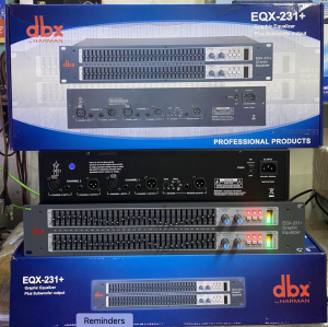 DBX EQX231+ professional effectors 31 band graphic equalizer good effects can effectively eliminate low-frequency noise the best audio processor