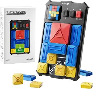 GiiKER Super Slide Puzzle Games Original 500+ Challenges Brain Teaser Puzzle Toys for Kids Teens Travel Games Birthday Gifts Easter Basket Stuffers for Boys Girls Activities for Road Trips