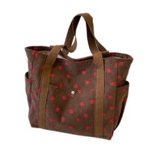 Women Bag Strawberry Shoulder Purse Top Handle Bag Casual Armpit Bag Commuting Bag Large Capacity Underarm Bag Handbag