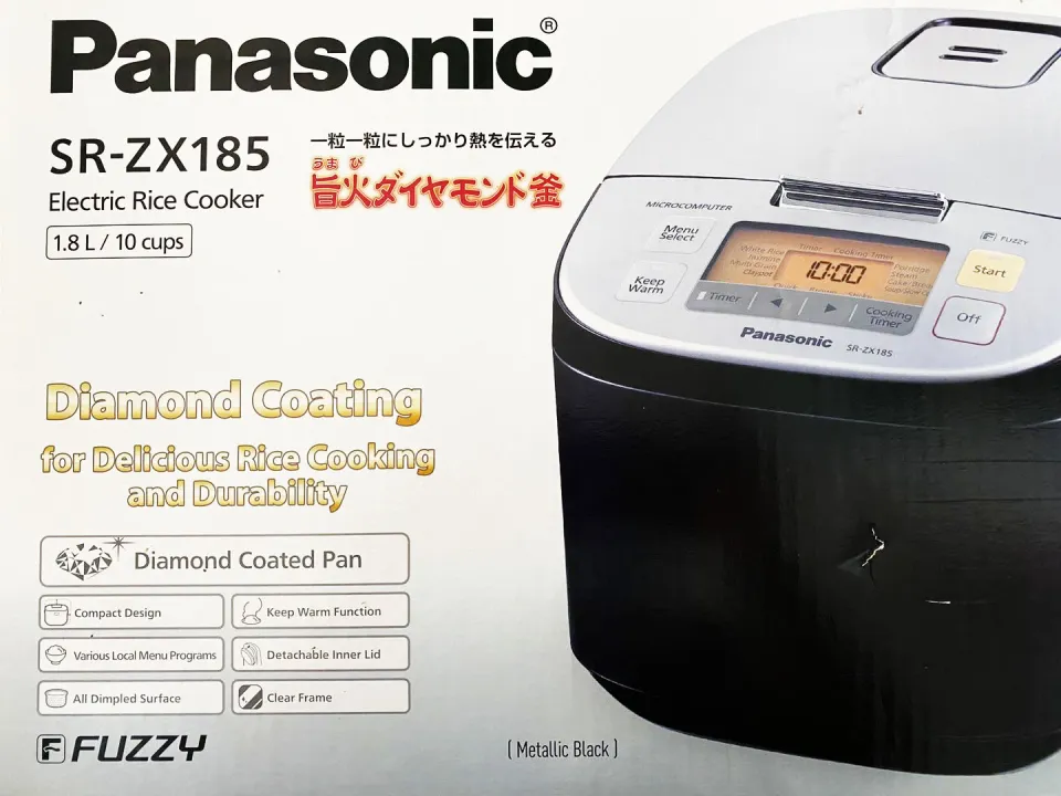 Panasonic 1.8L Jar Rice Cooker SR-ZX185 | Lazada