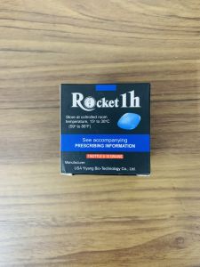 (có Che Tên) Rocket 1h Viên Xanh Đậm Hộp 10V - Tăng Cường Sinh Lý Nam - Tăng C.ứ.ng Và Thời Gian