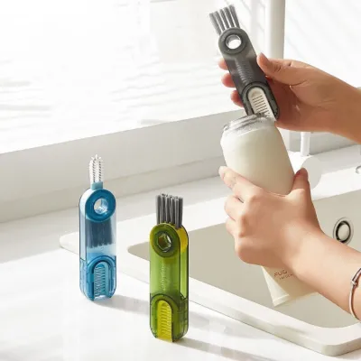 Cọ Vệ Sinh Bình Nước 3 Trong 1 Tiện Lợi bàn chải vệ sinh cốc ly đa năng