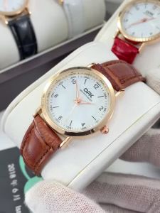 FCOPK watch for girls women original water resistant soft leather casual luminous display quartz watch