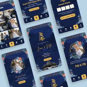 Undangan digital Tema Adat Luar Jawa - Undangan Pernikahan Website Custom Premium Murah