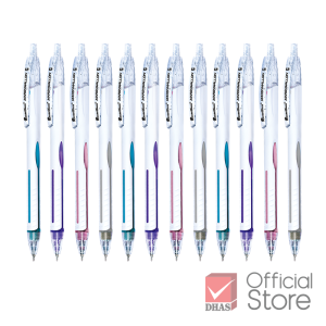 Quantum ปากกา ปากกาควอนตั้ม ปากกาลูกลื่น มาร์ชเมลโล่ 0.29 น้ำเงิน จำนวน 12 ด้าม