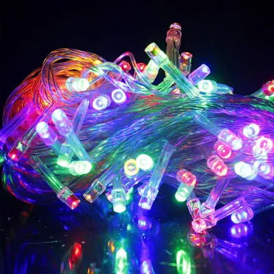NAJIA Christmas String Light 220V Christmas Decorative Lamp Waterproof Fairy Light Indoor/Outdoor LED Lights for Christmas Home Party Wedding