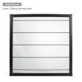 KKmoon Laser Engraver Honeycomb Working Table Steel Panel Board Platform with Measurement for CO2/Diode/Fiber Laser Engraving Cutting Machine Compatible with NEJE/XTOOL/ORTUR/SCULPFUN Laser Engraving Machine 500 x 500mm Work Area. 