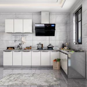 【Ready Stock】Multifunctional Sideboard living room Storage Cabinets Kitchen wood Cupboard kabinet dapur L160*W40*H80cm