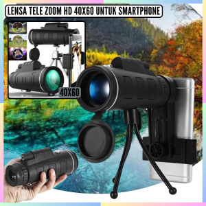 FAST DELIVERY Lensa Hp Super Wide dan Bokeh Fotografi Jernih Zoom Jarak Jauh HD 40X60 Universal