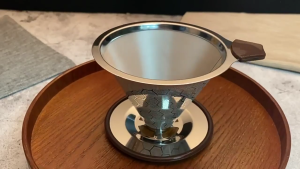 Stainless Steel Permanent Coffee Filter Basket Coffee Strainer Kitchen Espresso Tool for Office and Coffee Shop Use