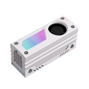 ARGB M.2 SSD Heatsink Thermal Pad Heatsink Aluminium Cooling Pad Heatsink 2280 Sync SSD Coolers Cooling Fan