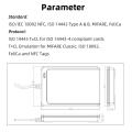 ACR122U NFC RFID Reader USB Smart Card Writer SDK M-ifare Copy Clone Software Copier Duplicator Writable S50 13.56mhz UID. 