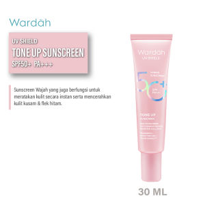 Wardah UV Shield Tone Up Sunscreen SPF 50+ PA+++ - Sunscreen Wajah Wardah