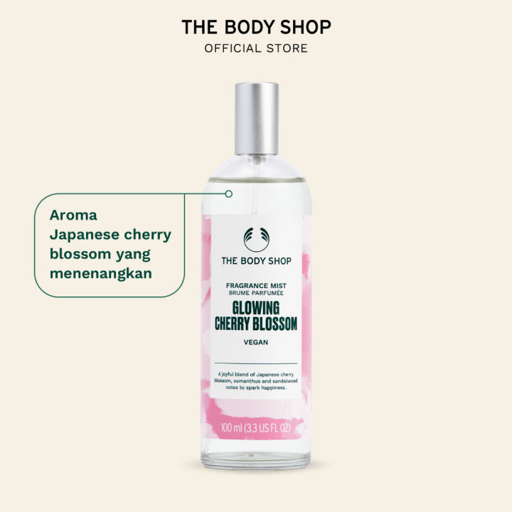 The Body Shop Glowing Cherry Blossom Body Mist Fragrance 100ml