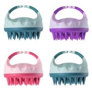 Lược Gội Đầu Tẩy Da Chết Silicon – Bàn Chải Gội Đầu Làm Sạch Sâu Loại Bỏ Bã Nhờn Da Đầu