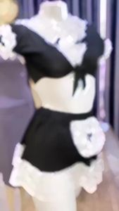 CP17 Bộ đồ Cosplay cô hầu gái giúp việc phối ren kèm phụ kiện gợi cảm quyến rũ CP17