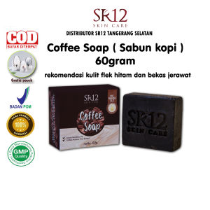 SR12 Sabun Kopi coffee soap wajah dan badan bantu mengurangi flek bekas jerawat