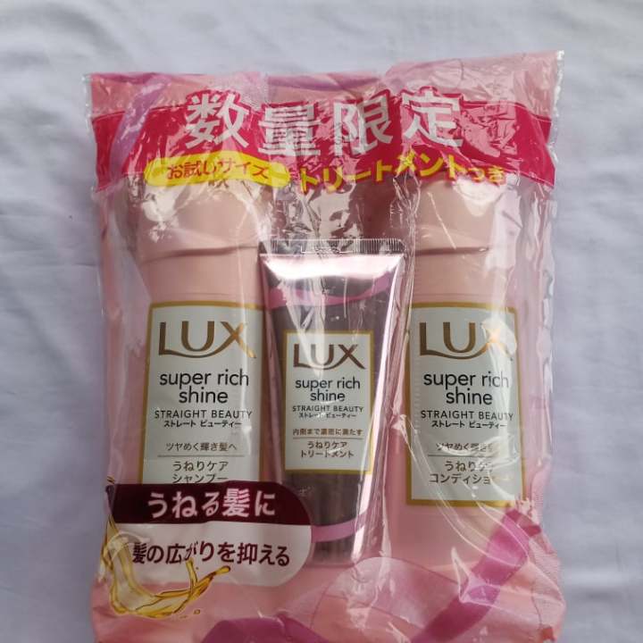 Lux Shampoo Japan Straight Beauty (shampoo + conditioner) Lazada PH