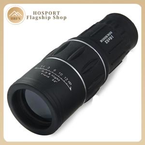 【HRFS】 16x52 Portable Monocular Telescope 66M/8000M Zoom Long Range Spyglass Monocular Scope for Outdoor Sports Camping Travel