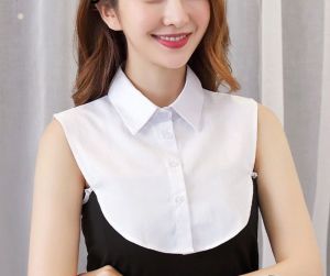 Cổ áo sơ mi rời Nam Nữ dùng phối đồ đi học đi làm đi chơi