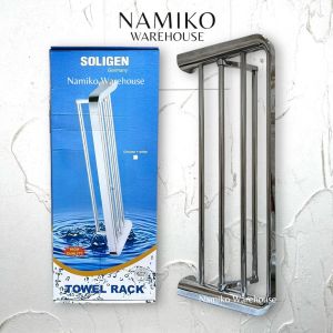 Rak gantung handuk baju SOLIGEN chrome