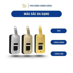 Khóa vân tay dùng cho túi xách cao cấp công nghệ mạ điện Electroplating độ bền 5-8 năm