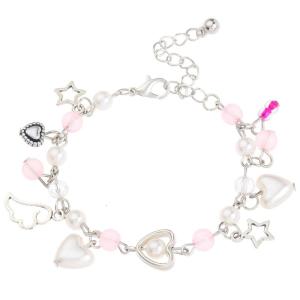 Stylish Bracelet Cute Charm Bracelets Beads Bracelet Tassels Bracelet Wrist for Daily School Parties and Travel