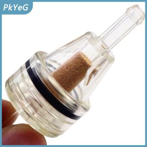 PkYeG 6Mm Nhỏ Nhựa Phổ Xe Máy Gas Xăng Nhiên Liệu Lọc Dầu 1 4 Đường Dây Rõ Ràng Khí Mini Filte Thay Thế