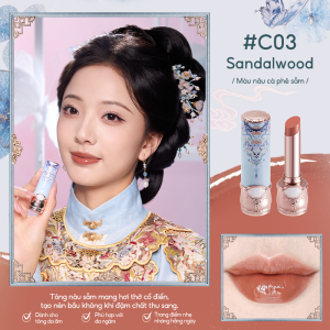 Flower Knows Butterfly Cloud Collar Collection Glossy Son bóng 3.5g dưỡng môi ít trôi lớp bóng