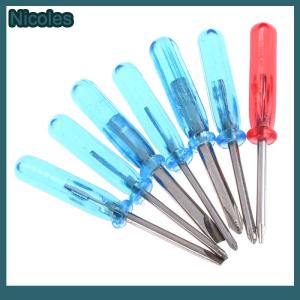 [Nicoles] 7 Pcs set blue 45mm x 3mm mini small cross screwdriver set repair tool