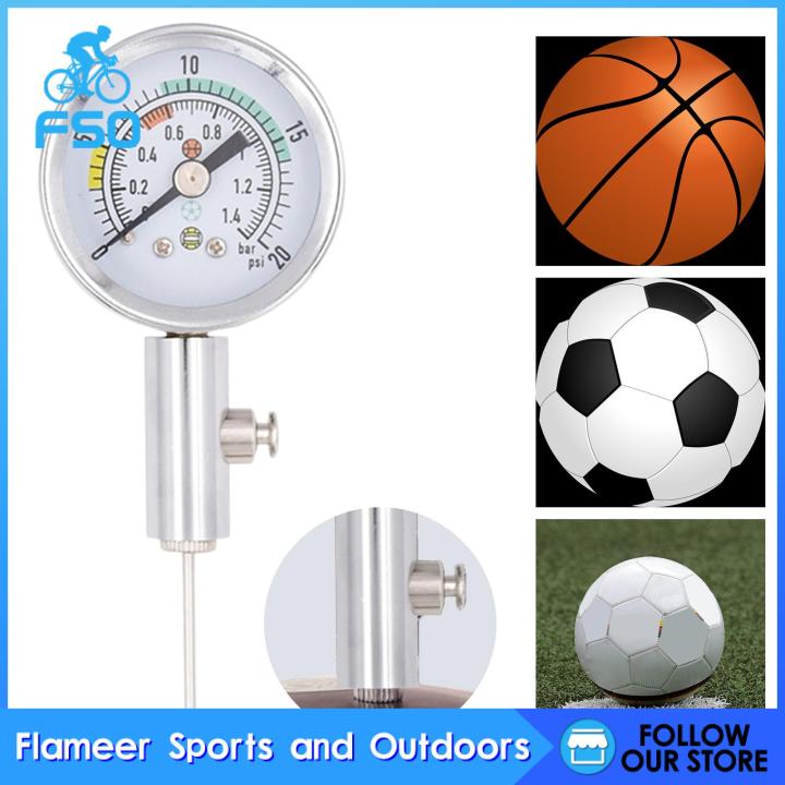 Flameer Ball Pressure Gauge Mini Air Pressure Gauge for Volleyball