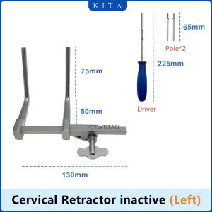 KITA-Cervical Distractor with Screws Set Cervical Retractor Autoclaveable Left right type Neuro  Instrument