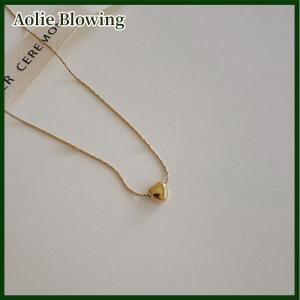 Aolie Minimalist Clavicle Necklaces For Women Tiny Heart LOVE Necklaces Dainty Fashion Jewelry