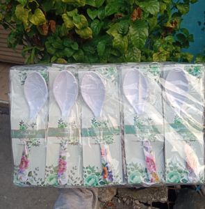 sultan souvenir ..Souvenir Sendok Makan Melamin Kemasan ALAS dan Plastik isi 50 pcs