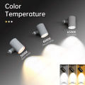 Led Track Light Set Spotlight 12W 20W Tricolor Track Lamp With Rail 220V COB Linear Ceiling Lights For Living Room Home Decor Fixture Clothing Store Bedroom Stage Exhibit Lighting. 